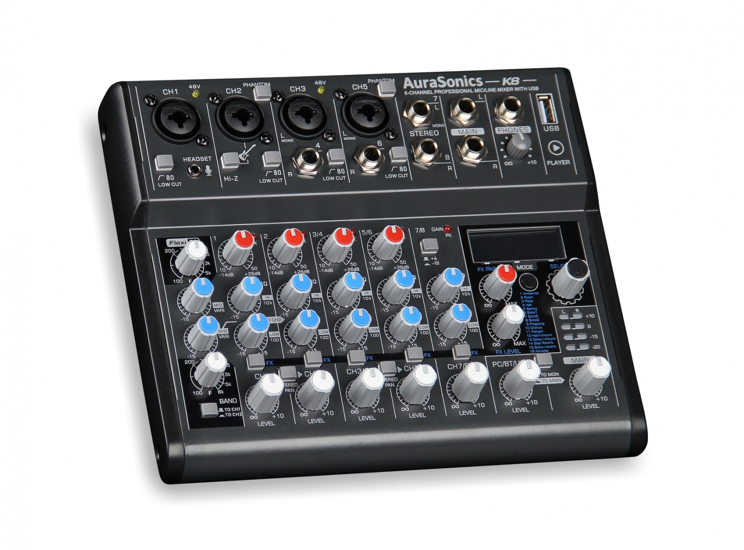 AuraSonics K8 компактный микшерный пульт в Волгодонске