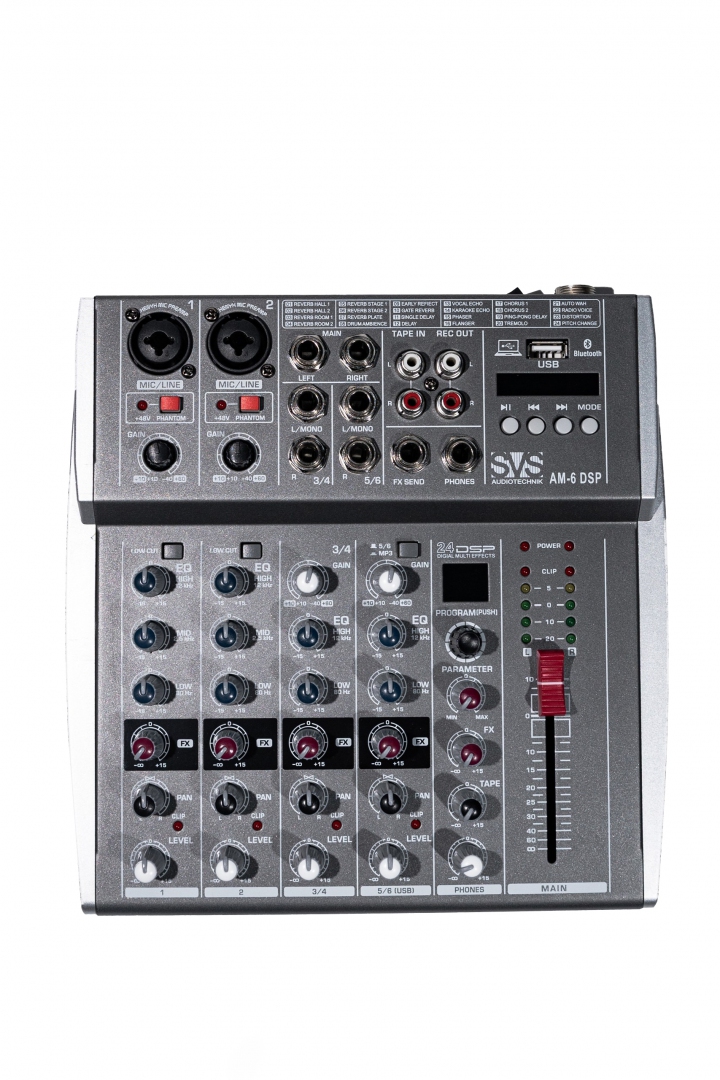 SVS Audiotechnik mixers AM-6 DSP Микшерный пульт аналоговый, 6-канальный SVS Audiotechnik mixers в Волгодонске