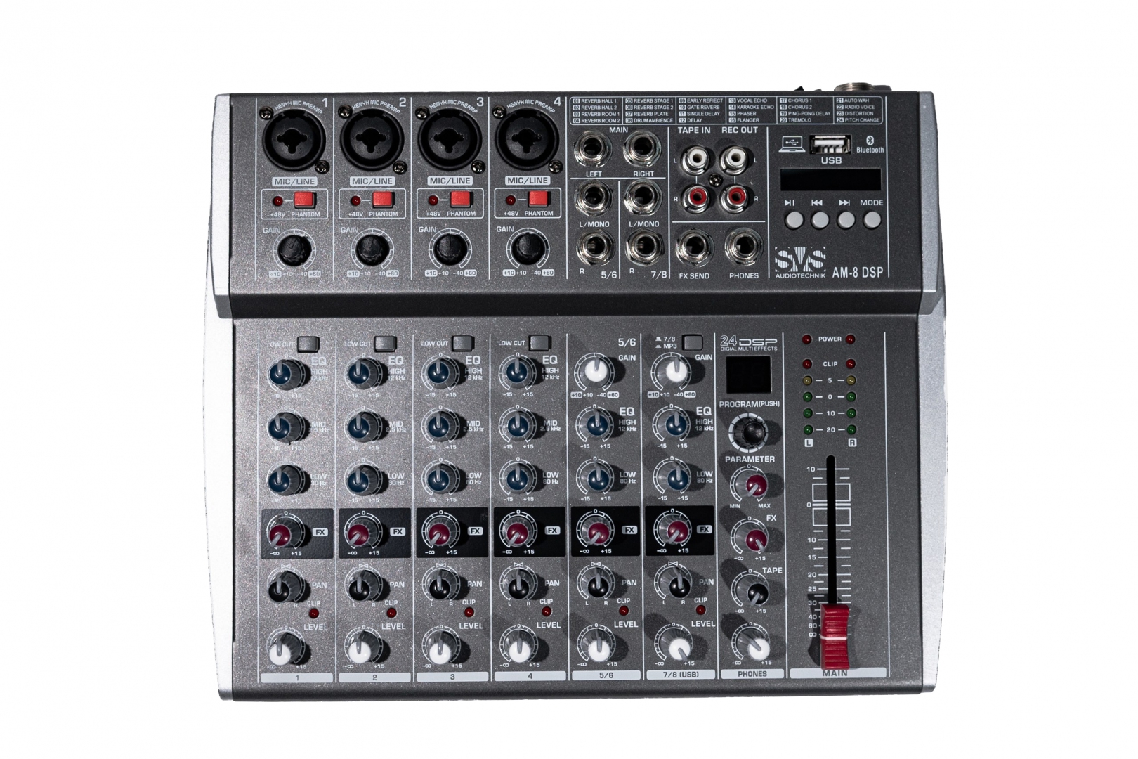SVS Audiotechnik mixers AM-8 DSP Микшерный пульт аналоговый, 8-канальный в Волгодонске